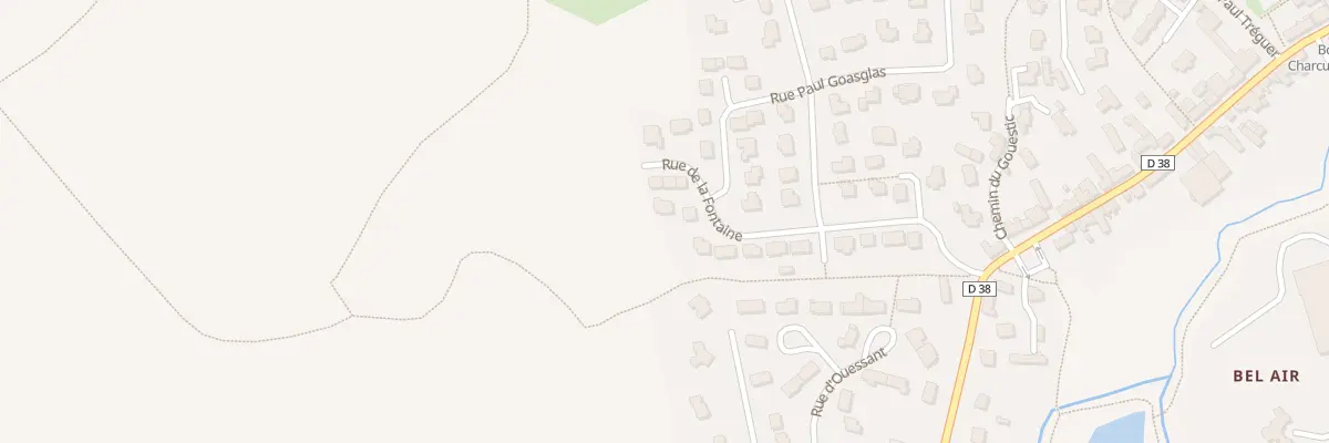 Plan du 21 Rue de la Fontaine à Bourg-Blanc