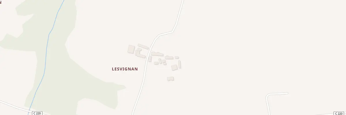 Plan du 84 Lesvignan à Beuzec-Cap-Sizun