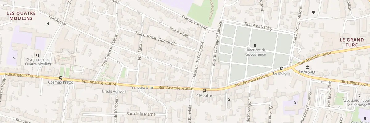 Plan du 3 Rue Armor à Brest