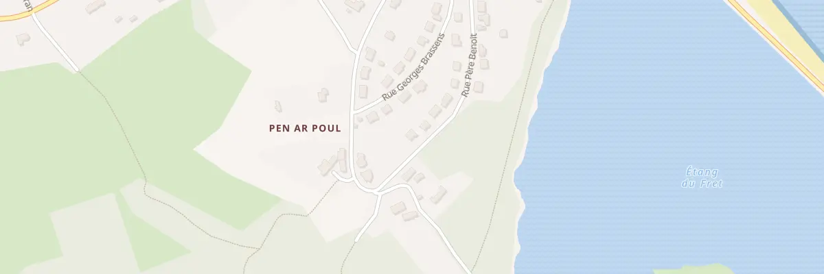 Plan du 9 Rue Père Benoit à Crozon