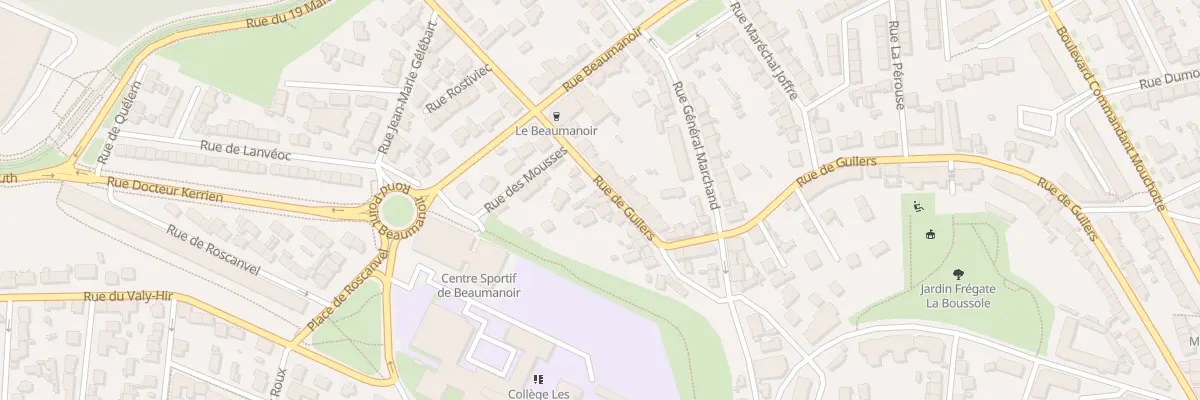 Plan du 95 Rue de Guilers à Brest