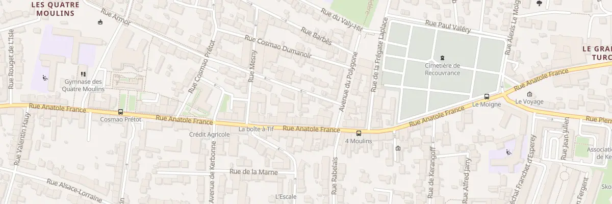 Plan du 6 Rue Armor à Brest