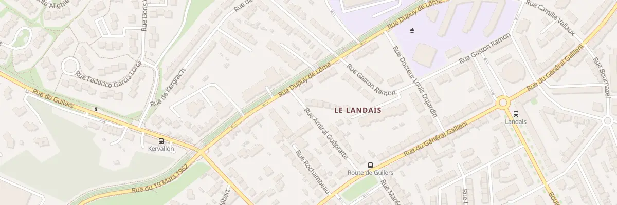 Plan du 25 Rue Amiral Guépratte à Brest