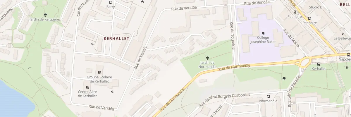 Plan du 16 Rue de Saintonge à Brest
