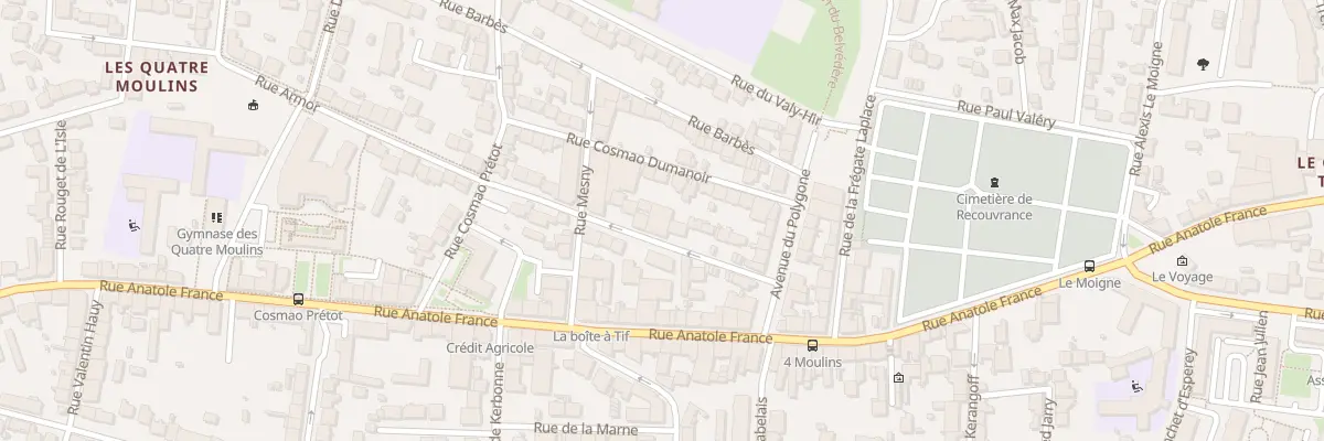 Plan du 13 Rue Armor à Brest