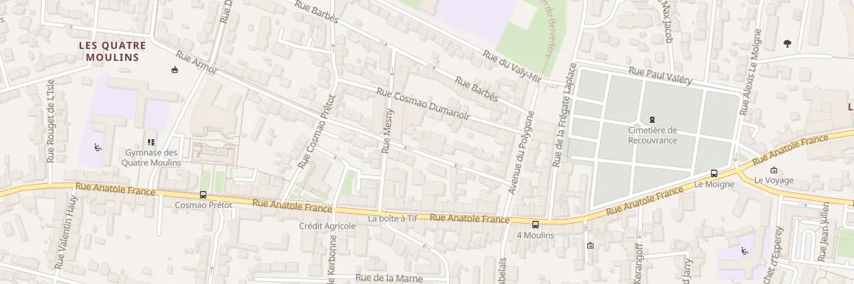 Plan du 15 Rue Armor à Brest