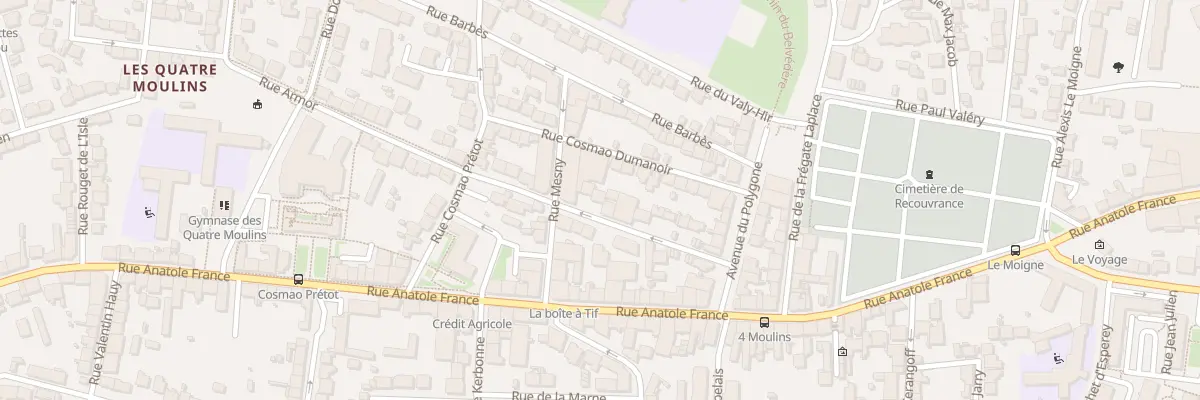 Plan du 17 Rue Armor à Brest