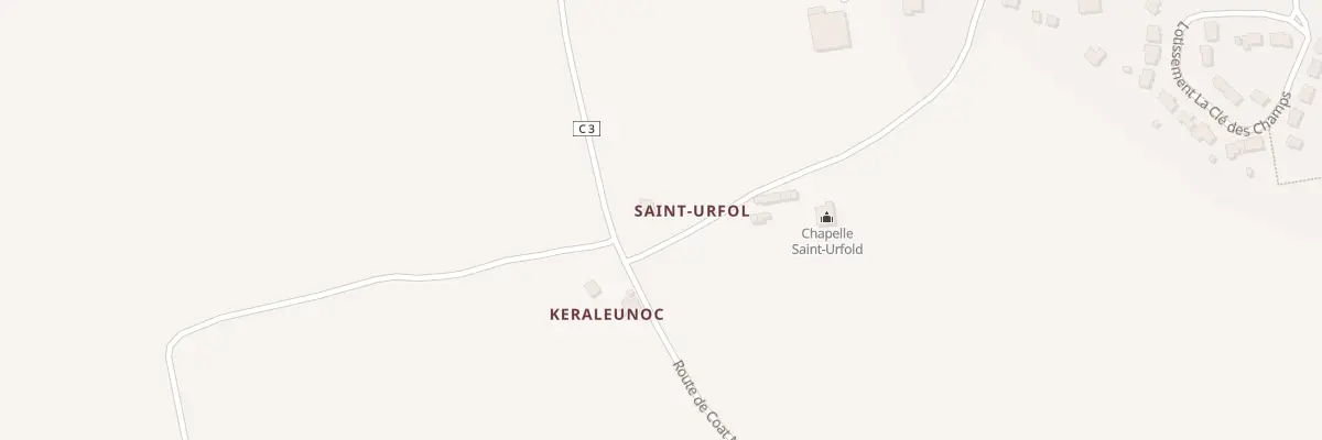 Plan du 16B Saint Urfol à Bourg-Blanc