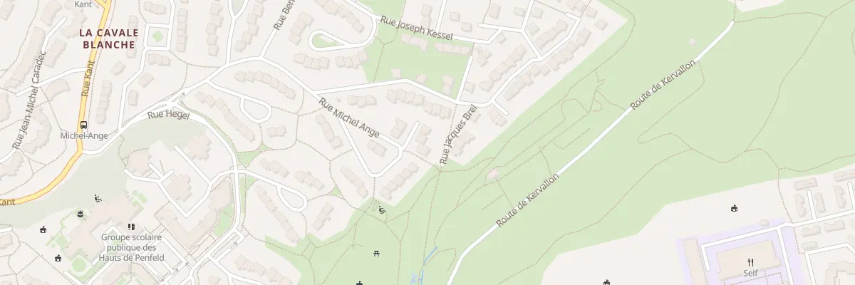 Plan du 22 Rue Michel Ange à Brest