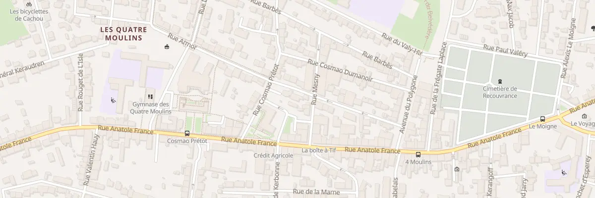 Plan du 30 Rue Armor à Brest