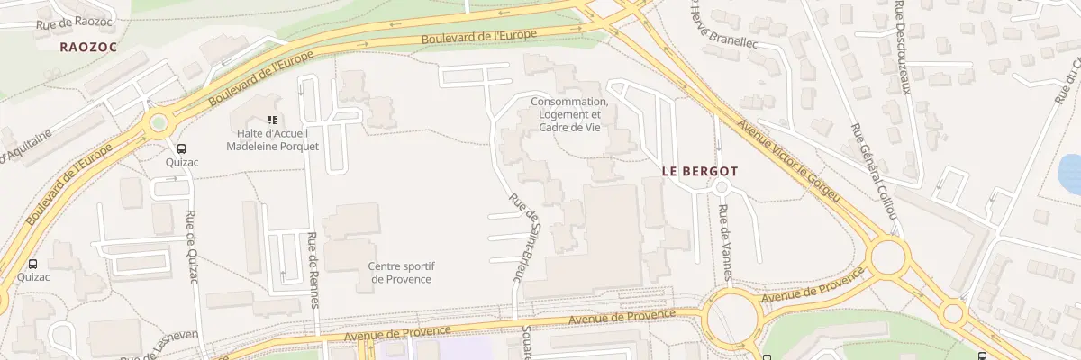 Plan du 13 Rue de Saint-Brieuc à Brest