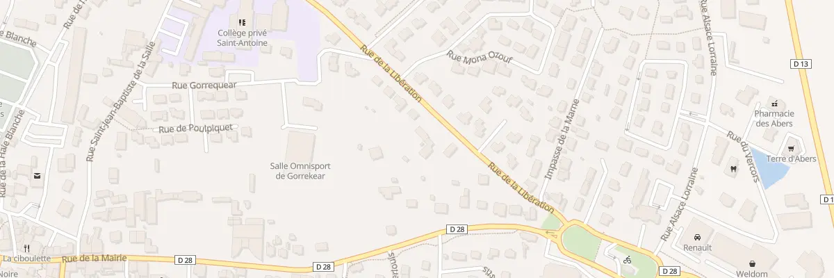 Plan du 37 Rue de la Libération à Lannilis