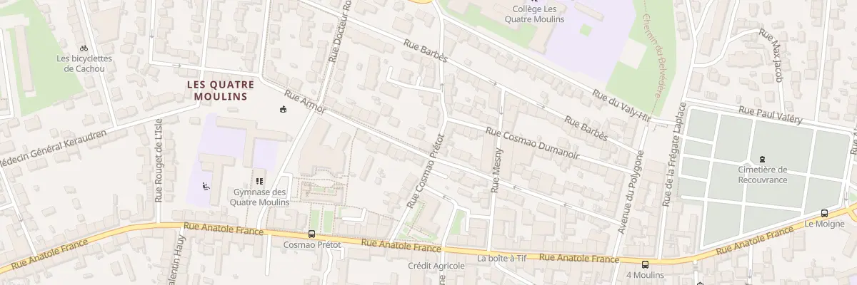 Plan du 43 Rue Armor à Brest