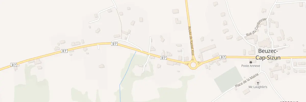 Plan du 122 Rue des Ajoncs à Beuzec-Cap-Sizun