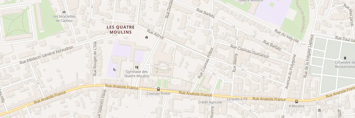 Plan du 48 Rue Armor à Brest