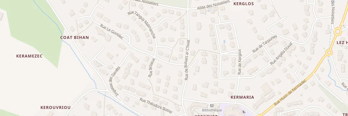 Plan du 5 Rue Tanguy Malmanche à Bohars