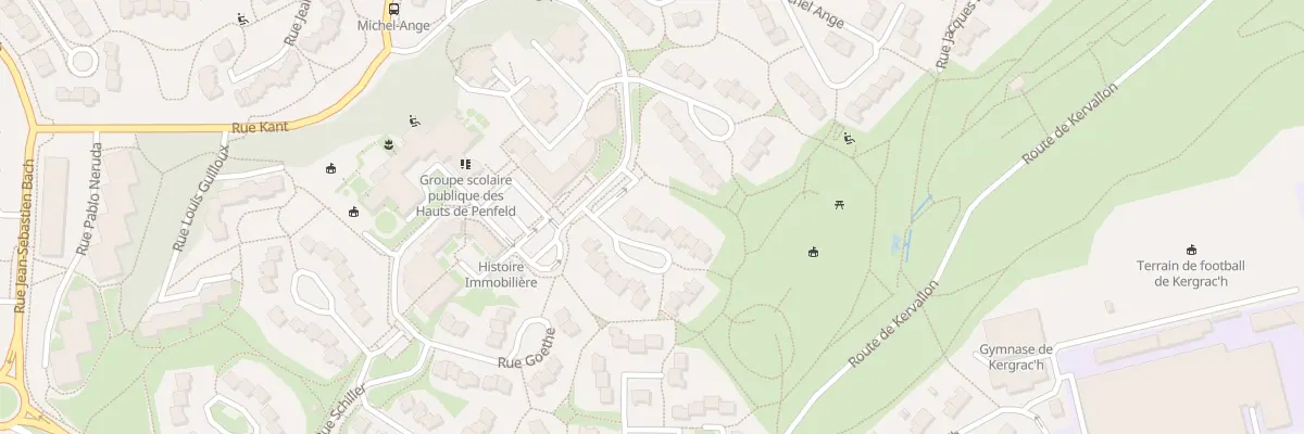 Plan du 14 Rue Rudyard Kipling à Brest
