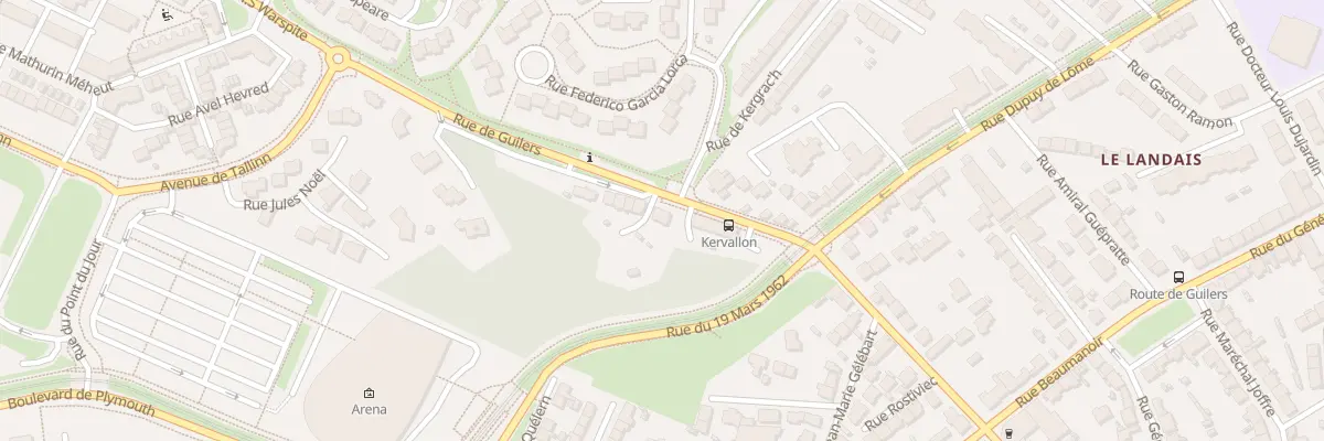 Plan du 137 Rue de Guilers à Brest