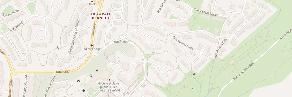 Plan du 7 Rue Pirandello à Brest