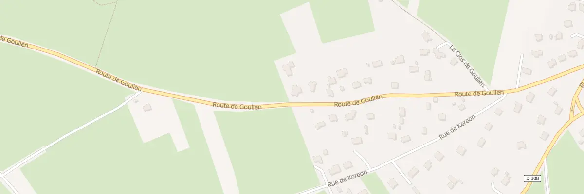 Plan du 68 Rue de Goulien à Crozon