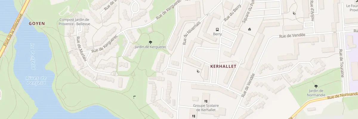 Plan du 1 Rue de Châteaulin à Brest