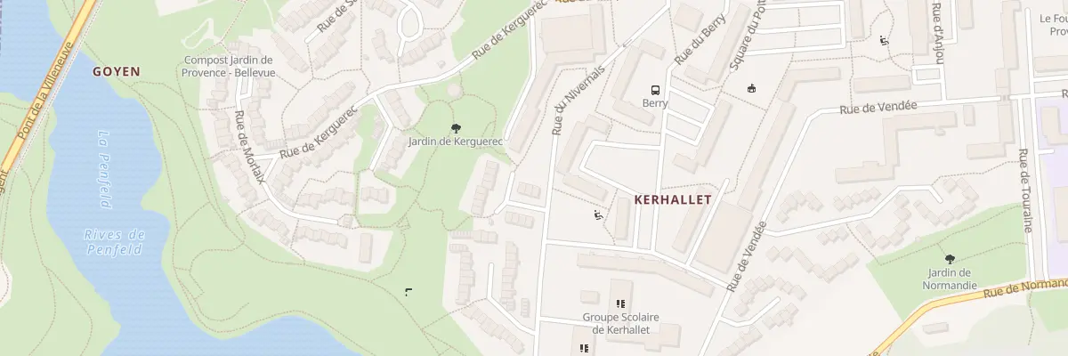 Plan du 3 Rue de Chateaulin à Brest