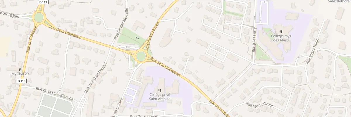 Plan du 24 Rue de la Libération à Lannilis