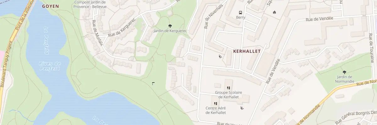 Plan du 8 Rue de Châteaulin à Brest