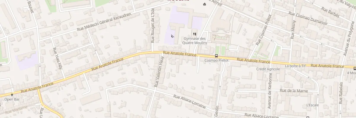 Plan du 163 Rue Anatole France à Brest