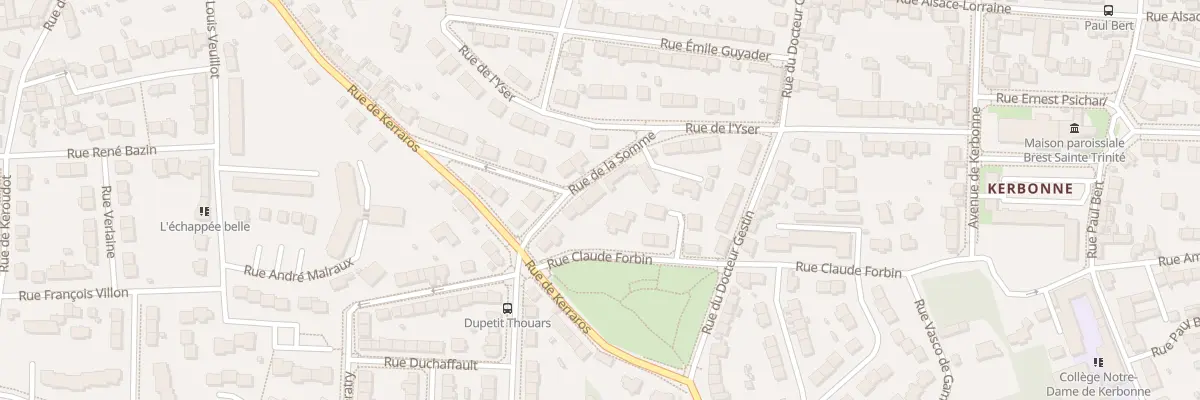 Plan du 9 Rue de la Somme à Brest