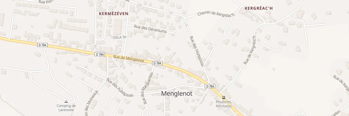 Plan du 8 Rue de Menglenot à Plouhinec