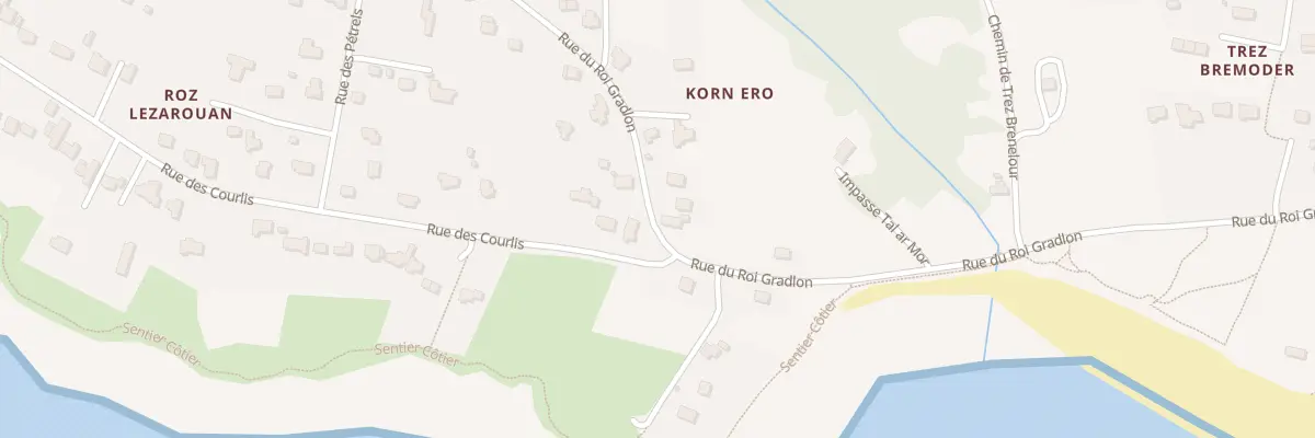 Plan du 17T Rue du Roi Gradlon à Plouhinec