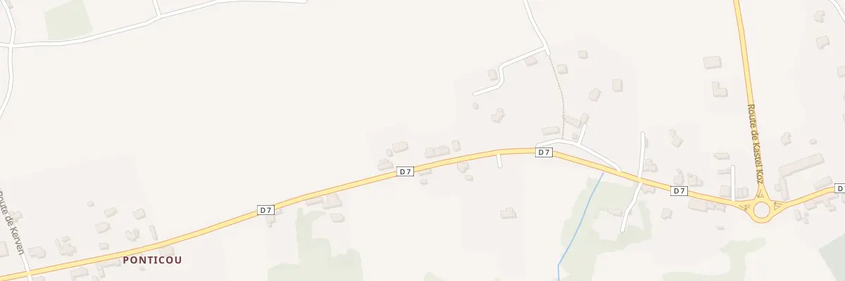 Plan du 194 Ponticou à Beuzec-Cap-Sizun