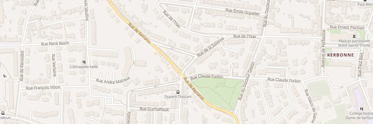Plan du 4 Rue de la Somme à Brest