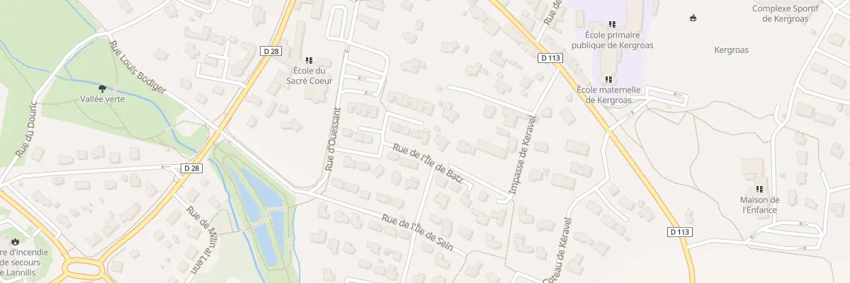 Plan du 24 Rue de Bréhat à Lannilis