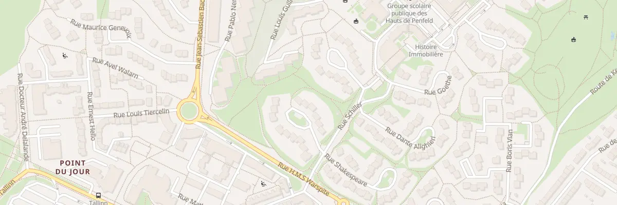 Plan du 5 Rue Cervantes à Brest
