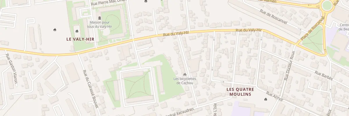 Plan du 16 Rue de la Paix à Brest