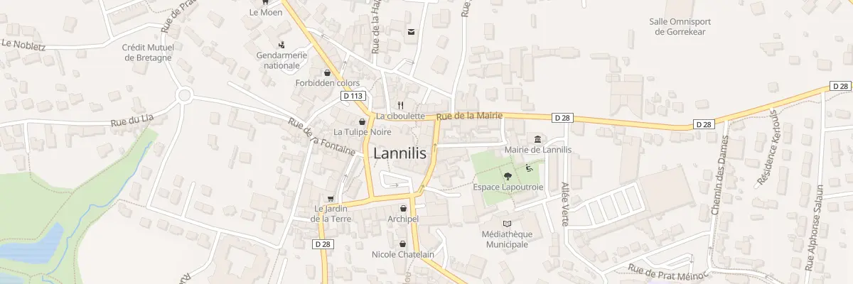 Plan du 4 Rue Jean Tromelin à Lannilis