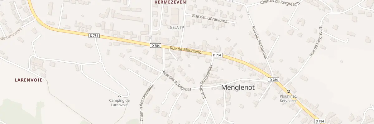Plan du 29 Rue de Menglenot à Plouhinec