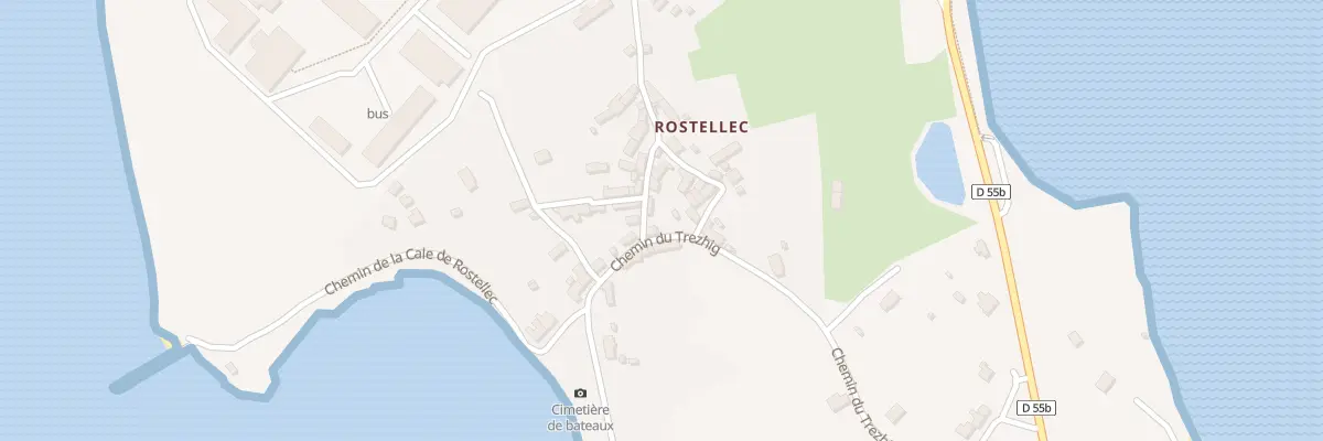 Plan du 5 Rostellec à Crozon