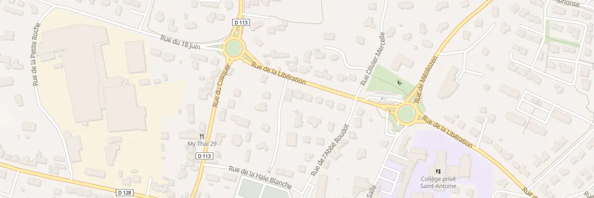 Plan du 7 Rue de la Libération à Lannilis