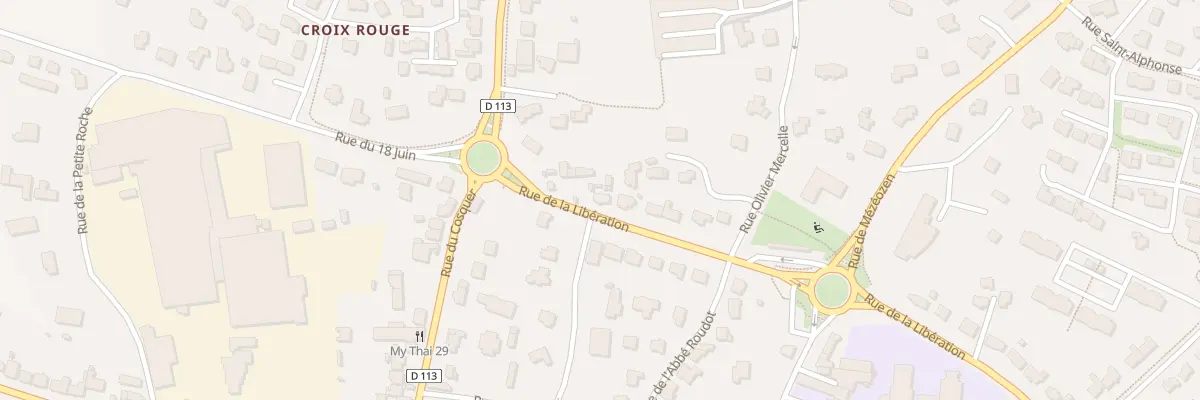 Plan du 10 Rue de la Libération à Lannilis
