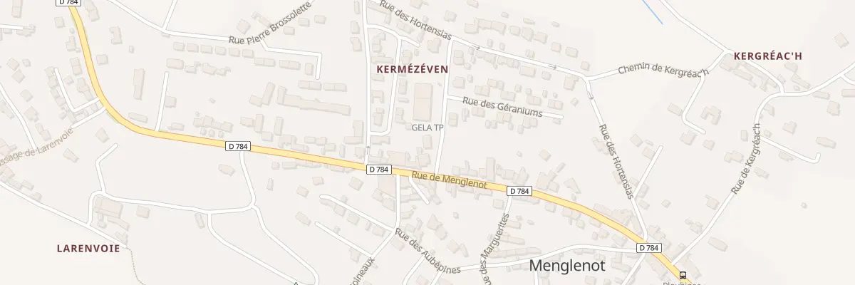 Plan du 1 Rue des Lilas à Plouhinec