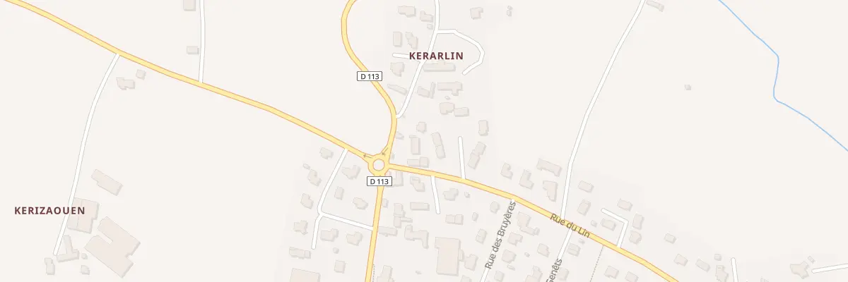 Plan du 3 Kerarlin à Lannilis