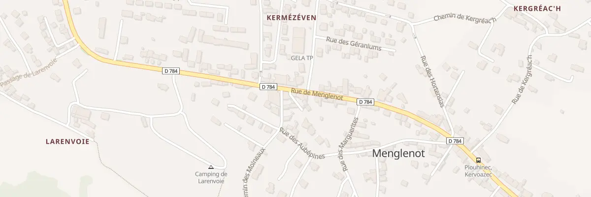 Plan du 33 Rue de Menglenot à Plouhinec