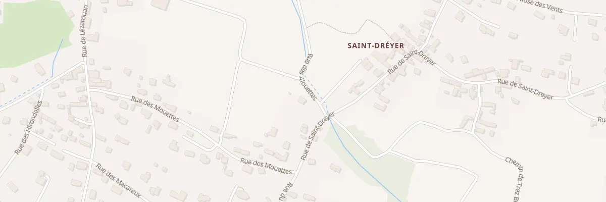 Plan du 56 Rue Saint Dreyer à Plouhinec