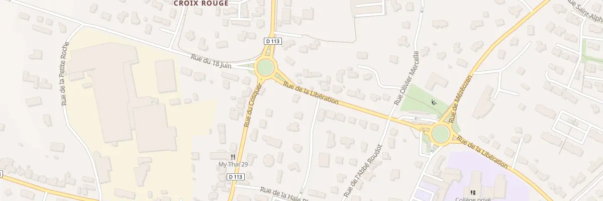 Plan du 3 Rue de la Libération à Lannilis