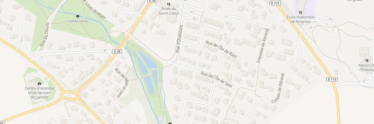 Plan du 4 Rue de l’Ile de Sein à Lannilis