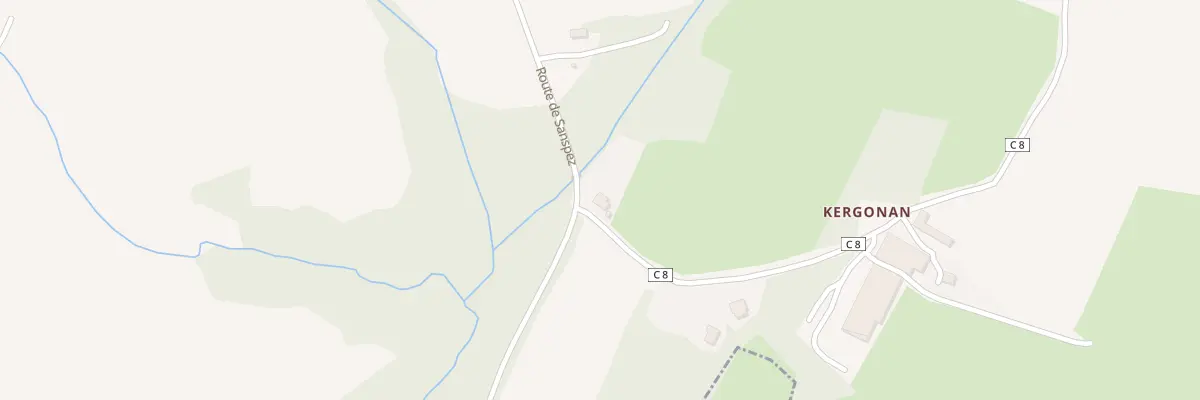 Plan du 7 Vc Hent Kergonan à Beuzec-Cap-Sizun