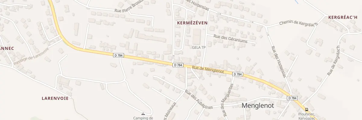 Plan du 42 Rue de Menglenot à Plouhinec